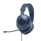 JBL Quantum 100 - Blue - Wired over-ear gaming headset with flip-up mic - Hero